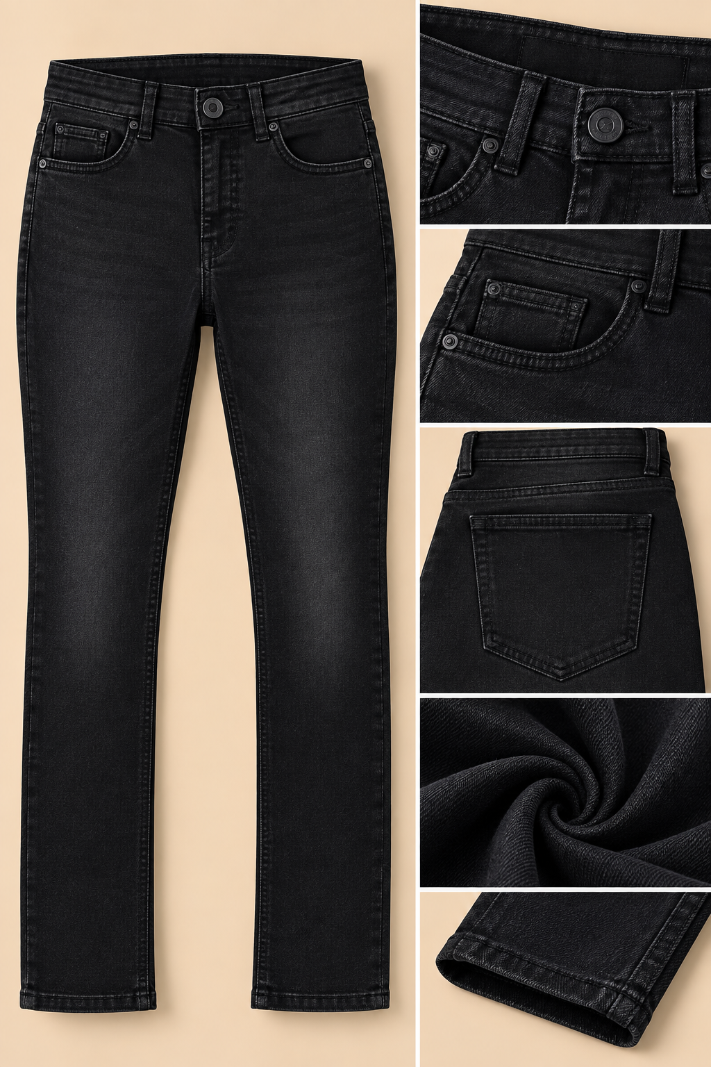 Calça Jeans Masculina Osmose — Skinny — Preto — foto ilustrativa
