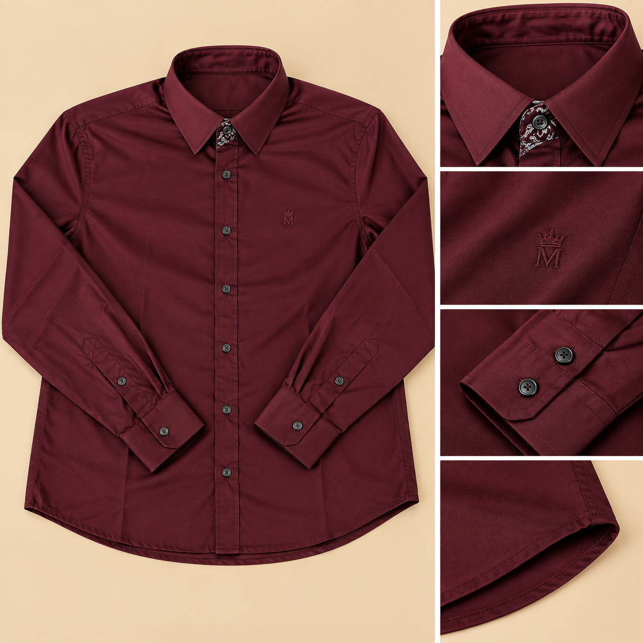 M. Polo – Camisa Social Masculina — foto ilustrativa